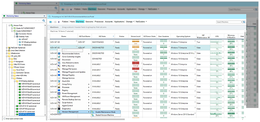 Exporting ControlUp Insights Data